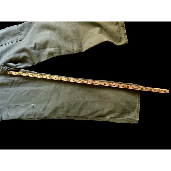 Carhartt MOS Vintage Duck Flannel-Lined Carpenter Utility Pants Sz 29.5x30 - Picture 8 of 11